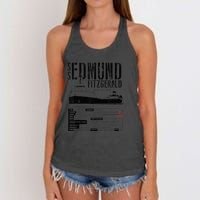 Edmund Fitzgerald US vintage Gitche Gumee Women's Knotted Racerback Tank