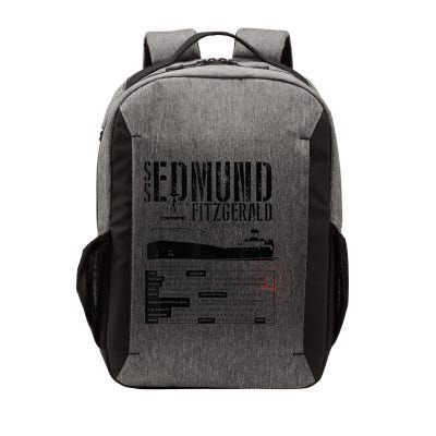 Edmund Fitzgerald US vintage Gitche Gumee Vector Backpack
