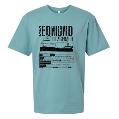 Edmund Fitzgerald US vintage Gitche Gumee Sueded Cloud Jersey T-Shirt