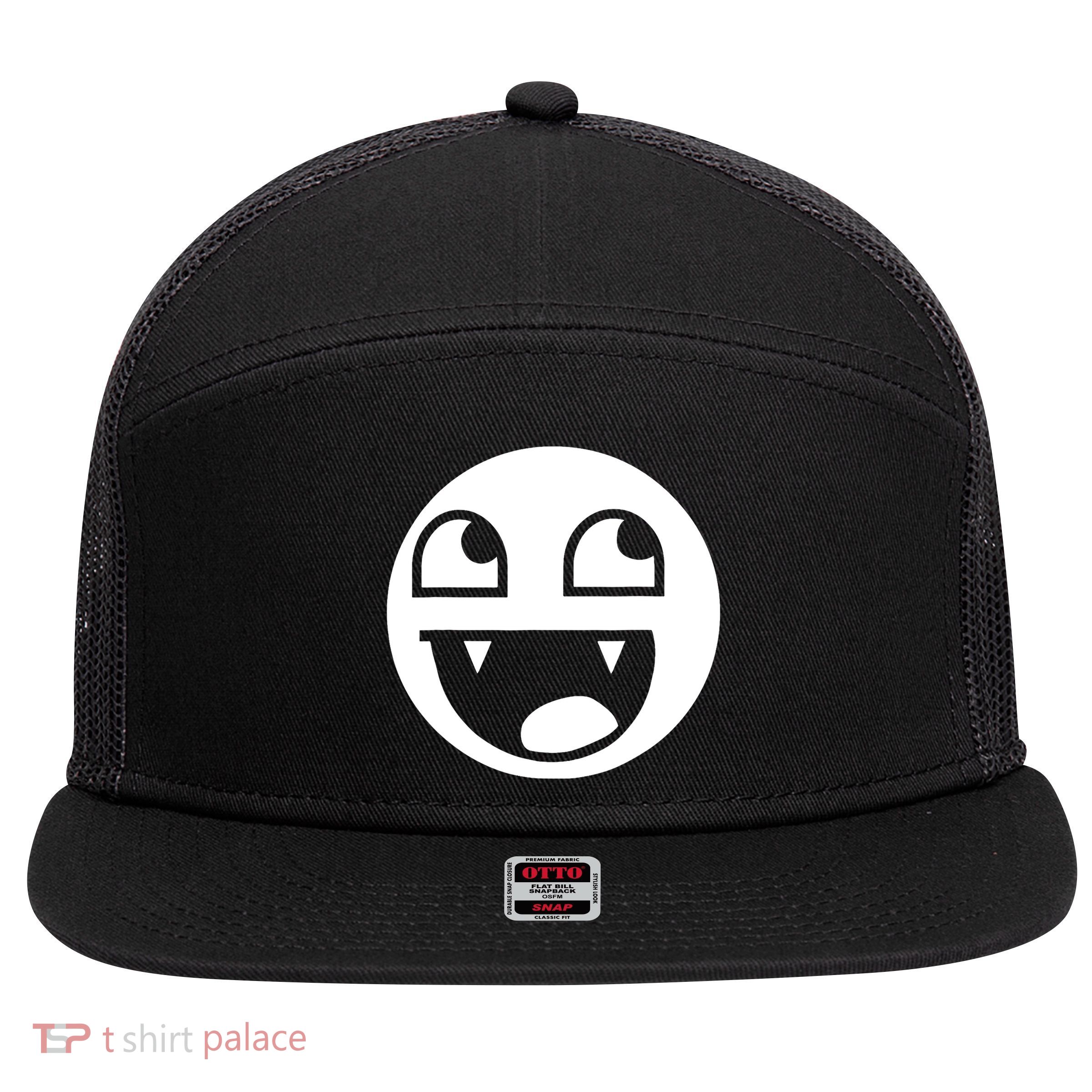 Epic Face Vampire Streetwear Emo  7 Panel Mesh Trucker Snapback Hat