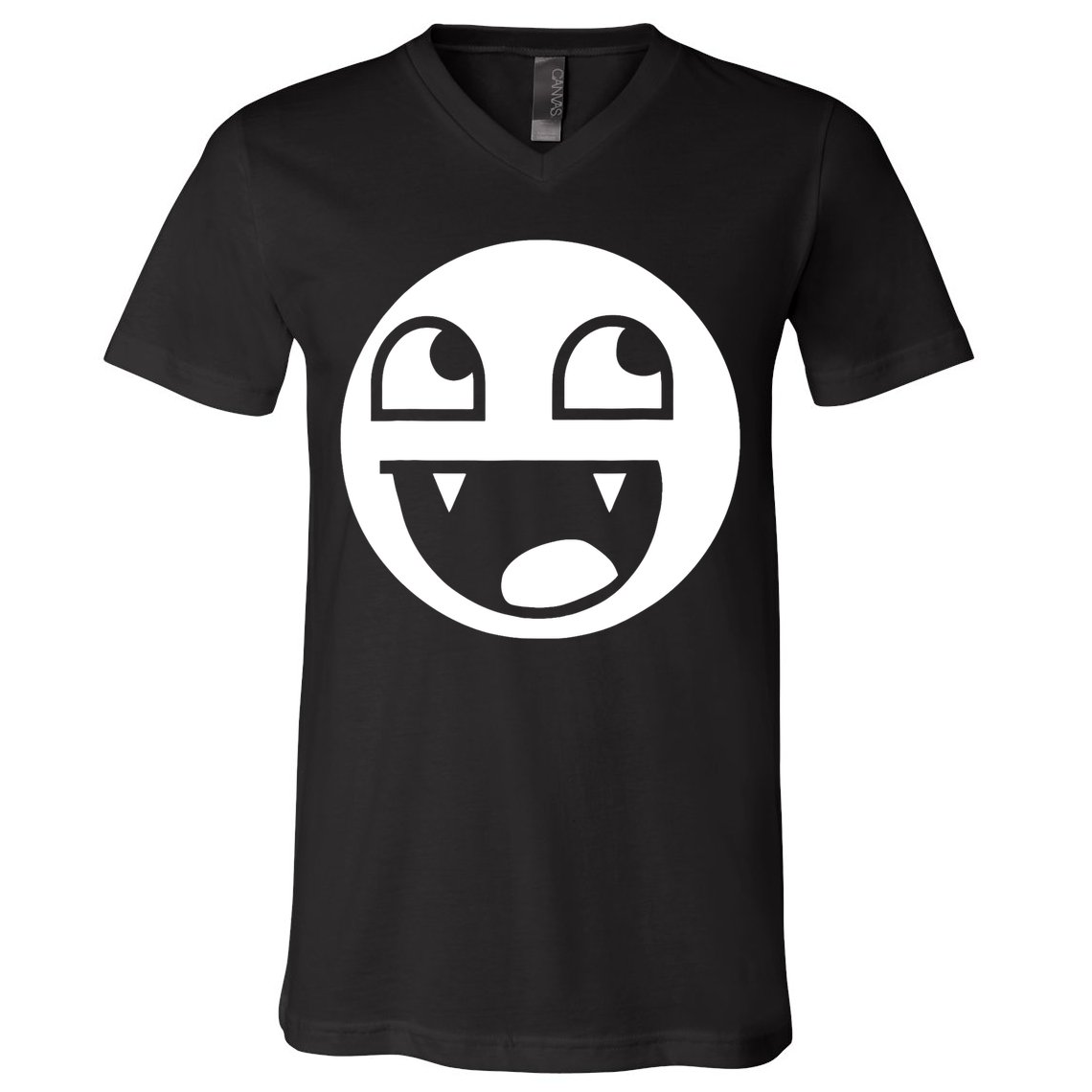 Epic Face Vampire Streetwear Emo  V-Neck T-Shirt