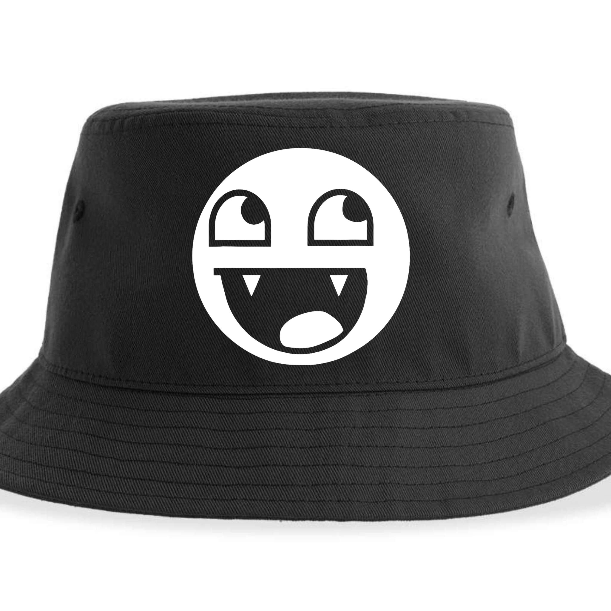 Epic Face Vampire Streetwear Emo  Sustainable Bucket Hat