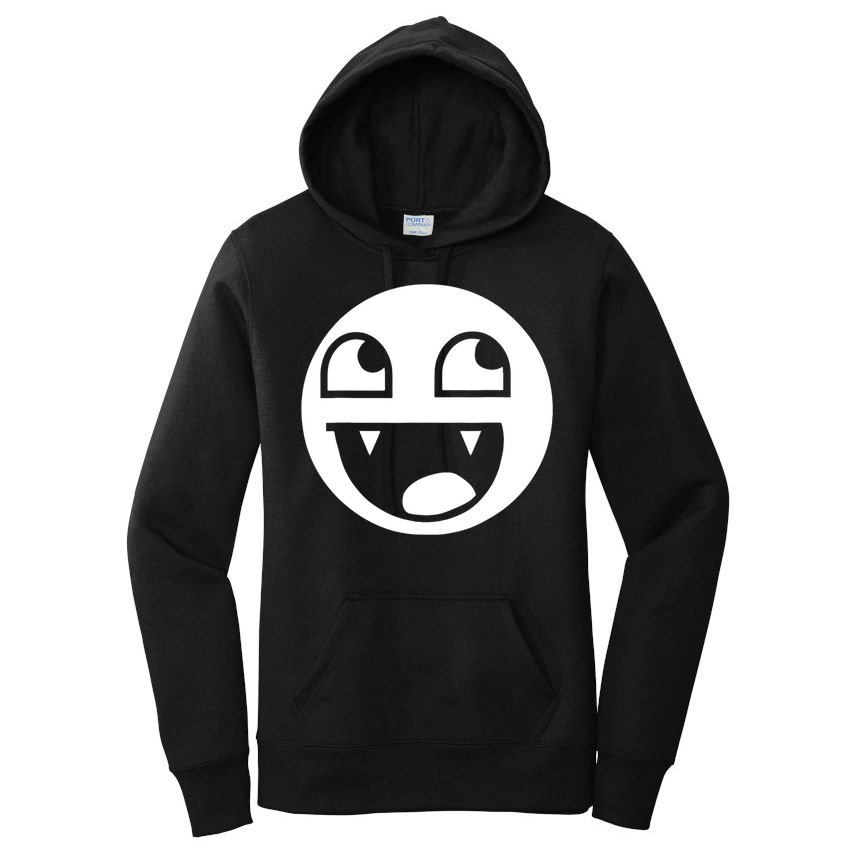 Epic Face Vampire Streetwear Emo  Women's Pullover Hoodie