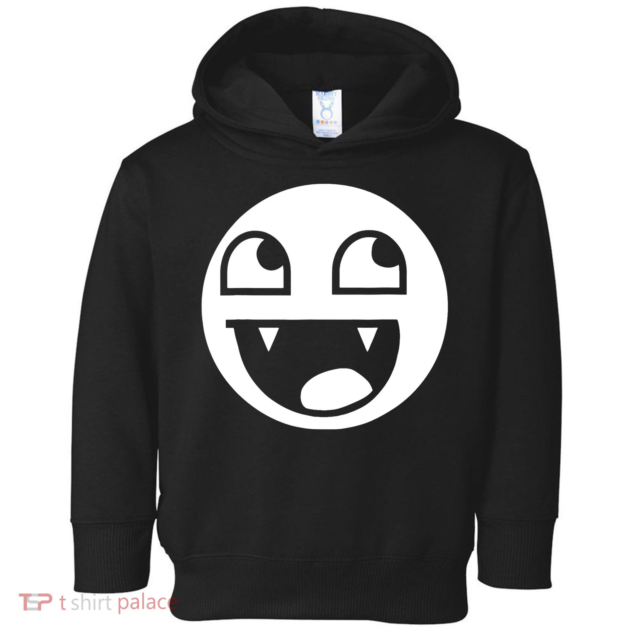 Epic Face Vampire Streetwear Emo  Toddler Hoodie