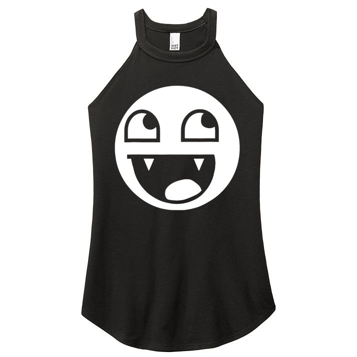 Epic Face Vampire Streetwear Emo  Women's Perfect Tri Rocker Tank
