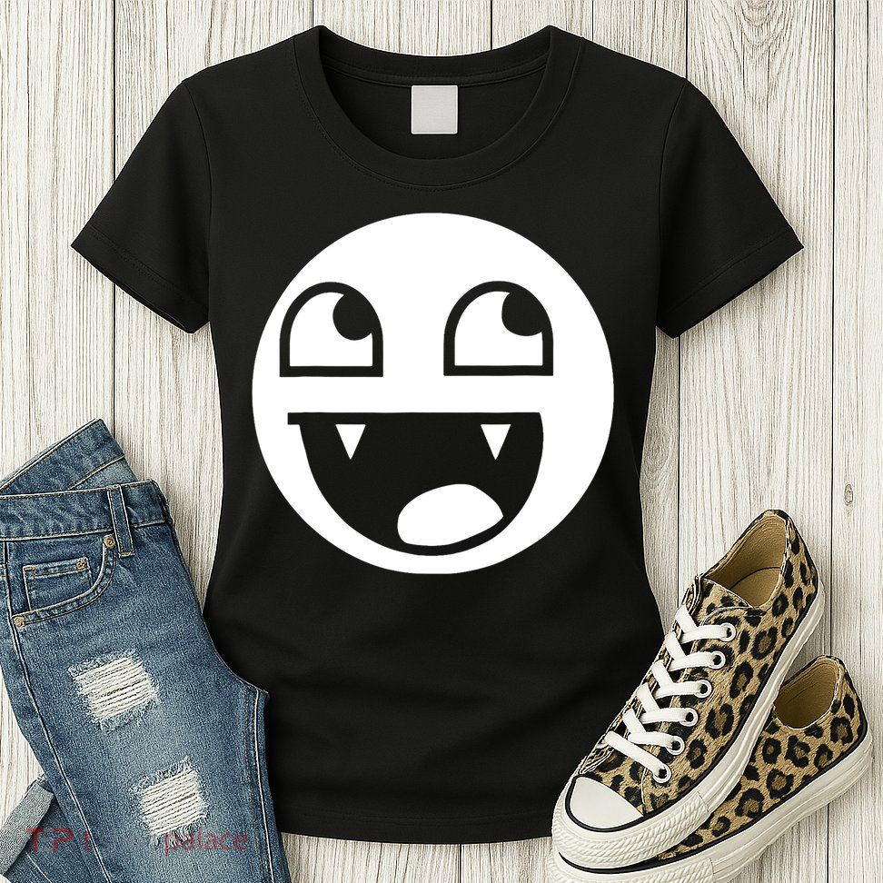 Epic Face Vampire Streetwear Emo  Womens T-Shirt