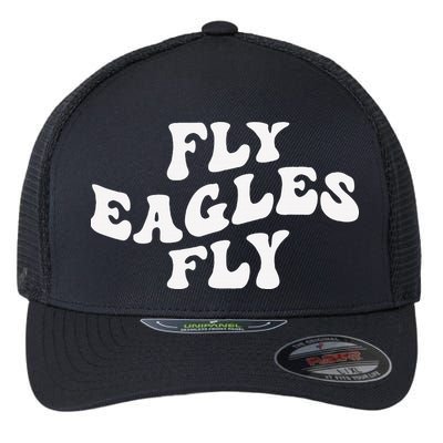 Eagles Fly Vintage Eagles Flying Bird Inspirational Flexfit Unipanel Trucker Cap