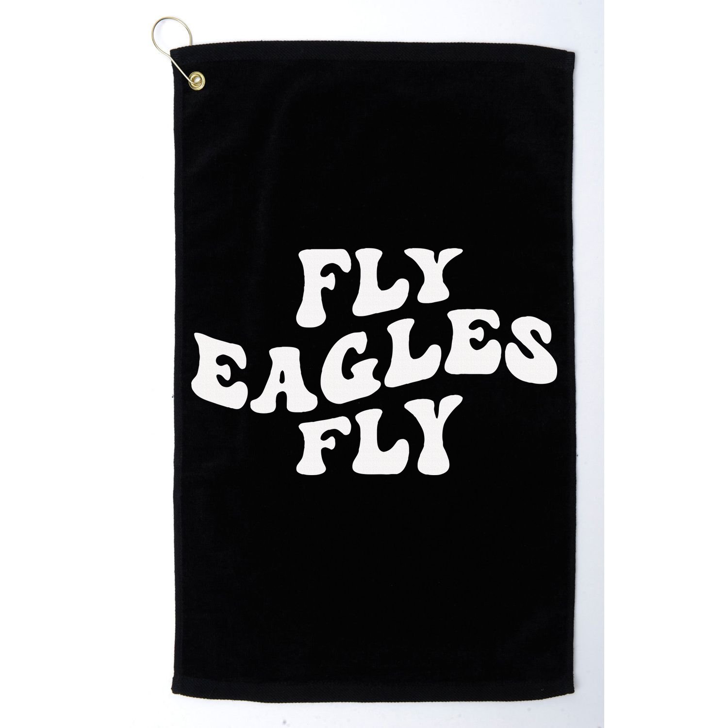 Eagles Fly Vintage Eagles Flying Bird Inspirational Golf Towel