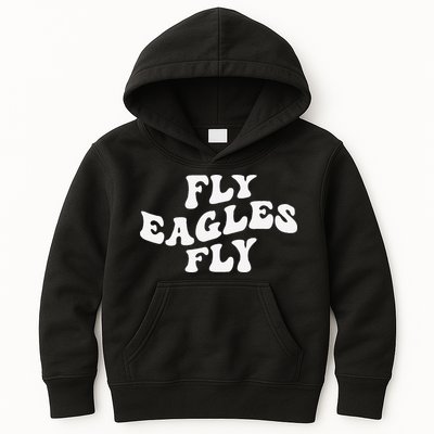 Eagles Fly Vintage Eagles Flying Bird Inspirational Kids Hoodie
