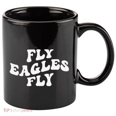 Eagles Fly Vintage Eagles Flying Bird Inspirational 11oz C Handle Ceramic Mug