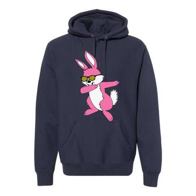 Easters For Women Dabbing Hip Hop Bunny Premium Hoodie