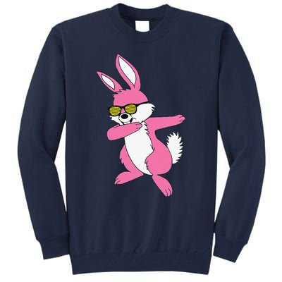 Easters For Women Dabbing Hip Hop Bunny Tall Sweatshirt