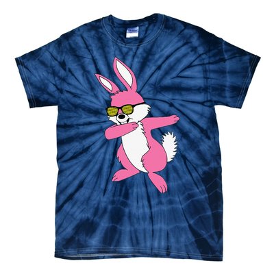 Easters For Women Dabbing Hip Hop Bunny Tie-Dye T-Shirt