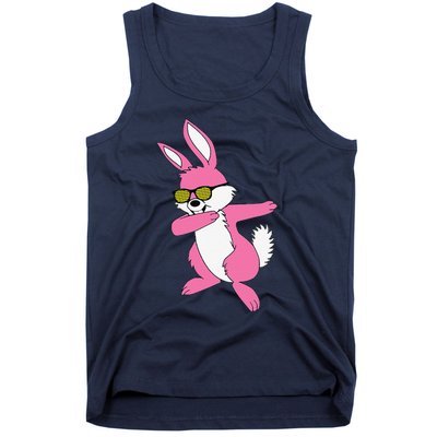 Easters For Women Dabbing Hip Hop Bunny Tank Top