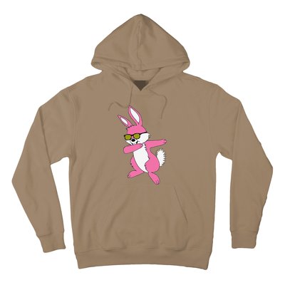 Easters For Women Dabbing Hip Hop Bunny Hoodie