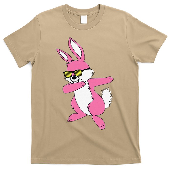 Easters For Women Dabbing Hip Hop Bunny T-Shirt