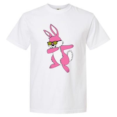 Easters For Women Dabbing Hip Hop Bunny Garment-Dyed Heavyweight T-Shirt