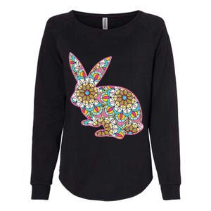 Easters For Women Easter Bunny Flowers Cute Mom Gift Womens California Wash Sweatshirt