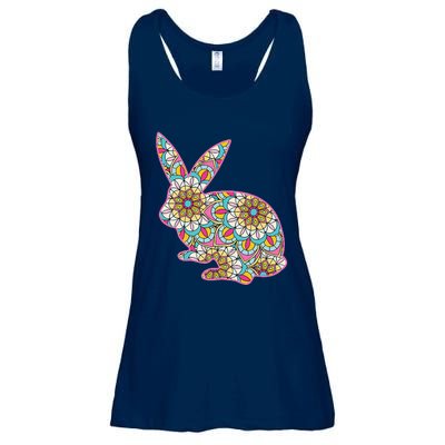 Easters For Women Easter Bunny Flowers Cute Mom Gift Ladies Essential Flowy Tank