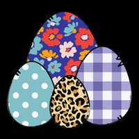 Easters For Women Easter Plaid Leopard Flowers 16 in Basic Backpack