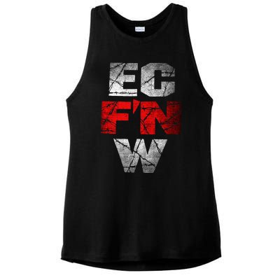 Ec FN W Extreme Championship Wrestling Ecw Ladies PosiCharge Tri-Blend Wicking Tank