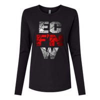 Ec FN W Extreme Championship Wrestling Ecw Womens Cotton Relaxed Long Sleeve T-Shirt