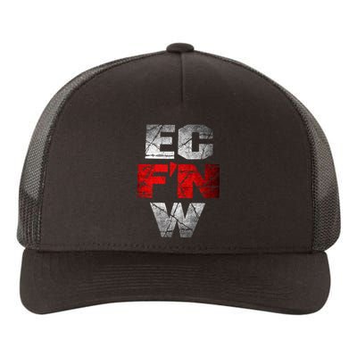 Ec FN W Extreme Championship Wrestling Ecw Yupoong Adult 5-Panel Trucker Hat