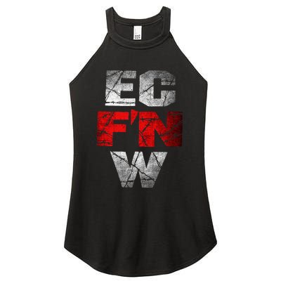 Ec FN W Extreme Championship Wrestling Ecw Women's Perfect Tri Rocker Tank