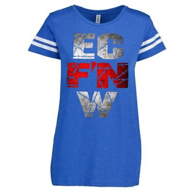 Ec FN W Extreme Championship Wrestling Ecw Enza Ladies Jersey Football T-Shirt