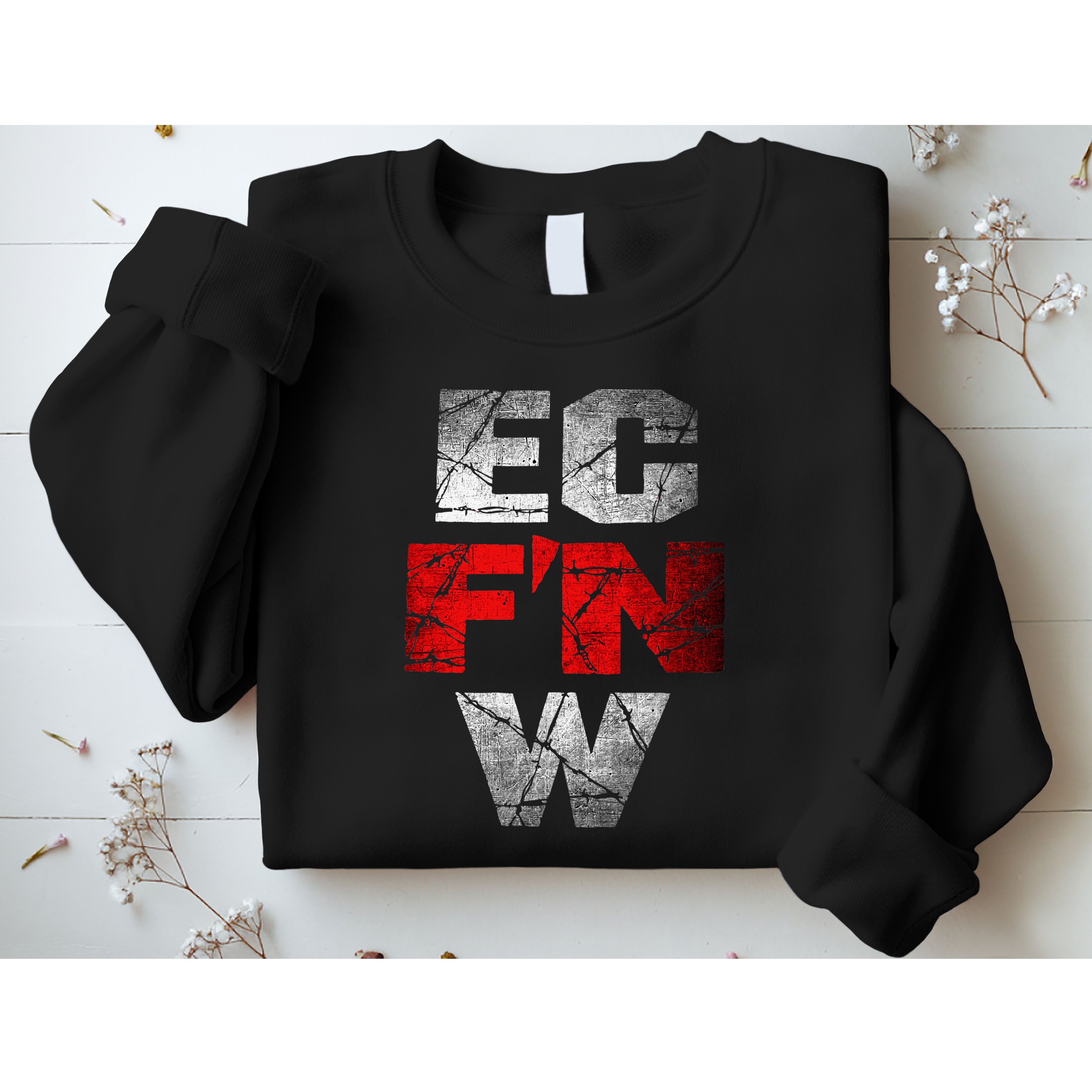 Ec FN W Extreme Championship Wrestling Ecw Sweatshirt