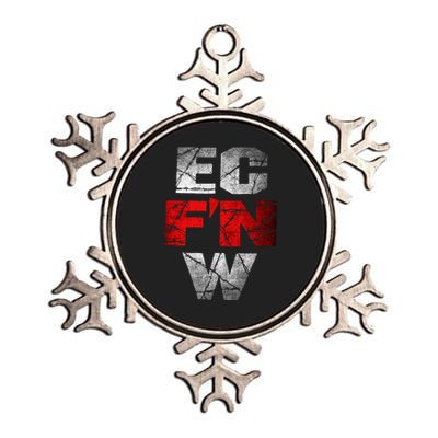 Ec FN W Extreme Championship Wrestling Ecw Metallic Star Ornament