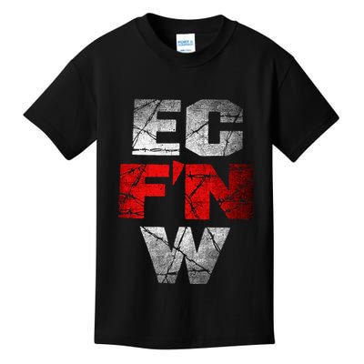 Ec FN W Extreme Championship Wrestling Ecw Kids T-Shirt