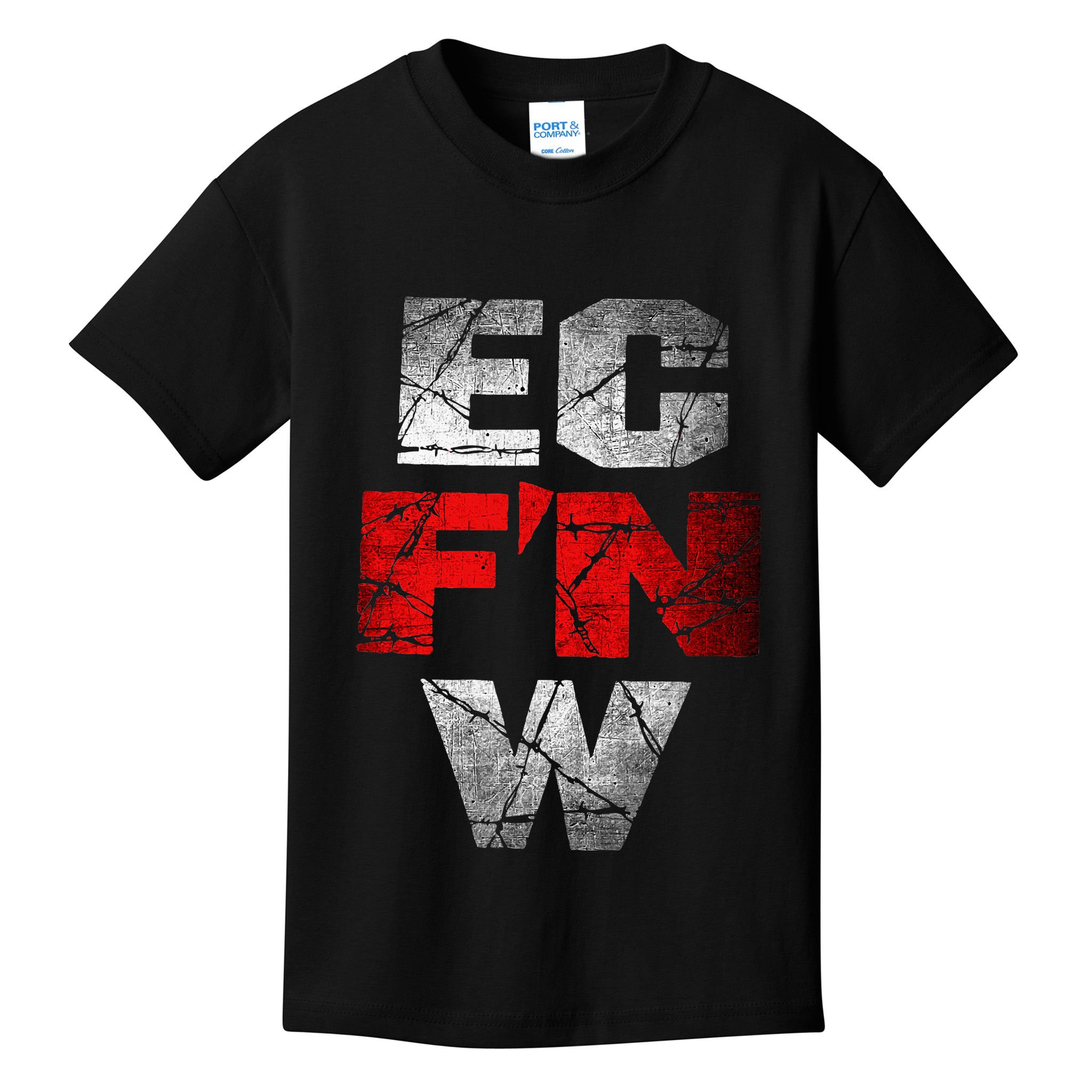 Ec FN W Extreme Championship Wrestling Ecw Kids T-Shirt