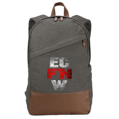 Ec FN W Extreme Championship Wrestling Ecw Cotton Canvas Backpack