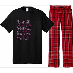 Excited For Wedding Season: Open For Invitations Pajama Set