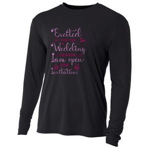 Excited For Wedding Season: Open For Invitations Cooling Performance Long Sleeve Crew