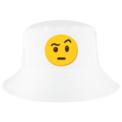 Emoticon Face With Raised Eyebrow Gift Cool Comfort Performance Bucket Hat