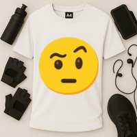 Emoticon Face With Raised Eyebrow Gift Cooling Performance Crew T-Shirt