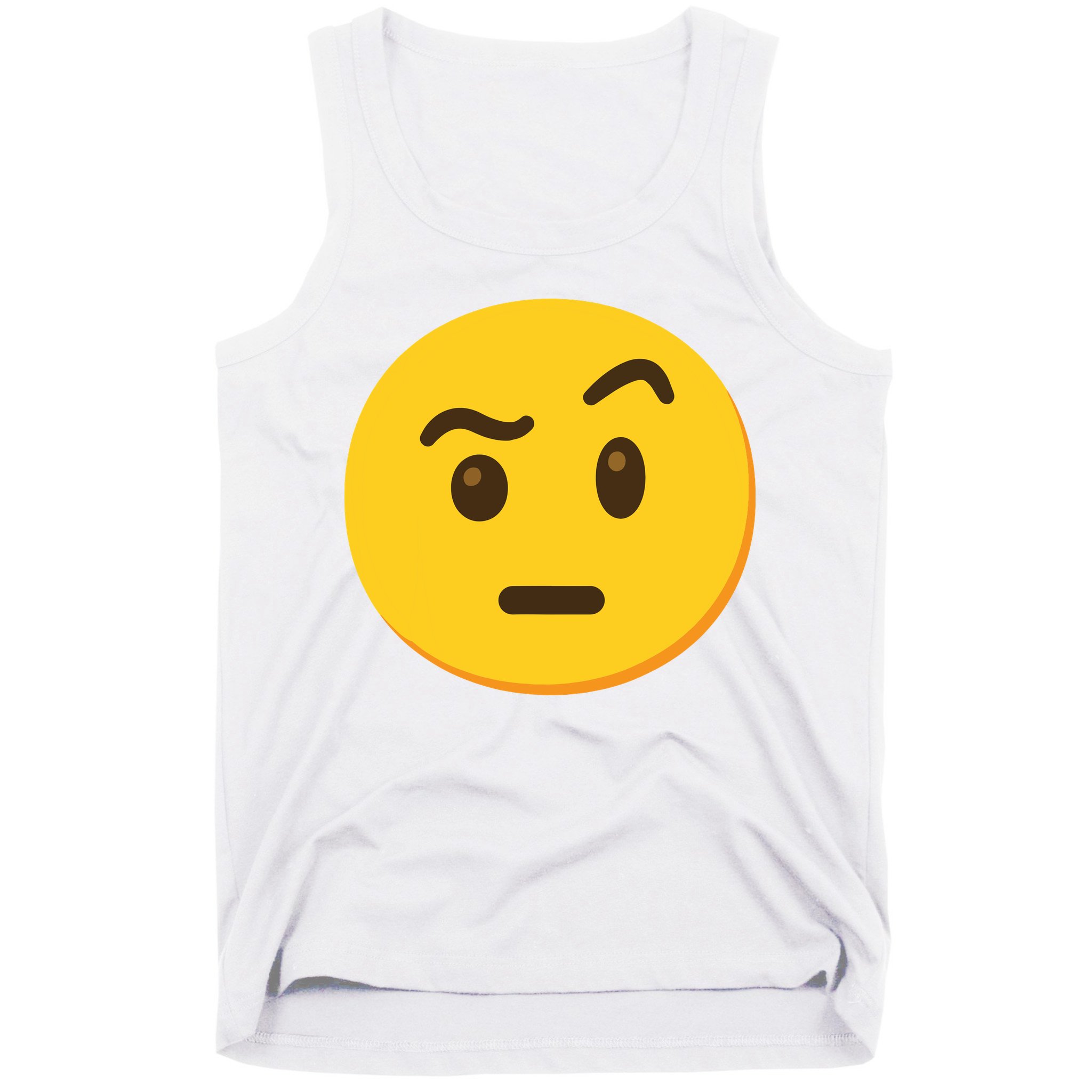 Emoticon Face With Raised Eyebrow Gift Tank Top