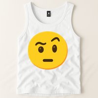 Emoticon Face With Raised Eyebrow Gift Tank Top
