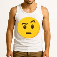 Emoticon Face With Raised Eyebrow Gift Tank Top