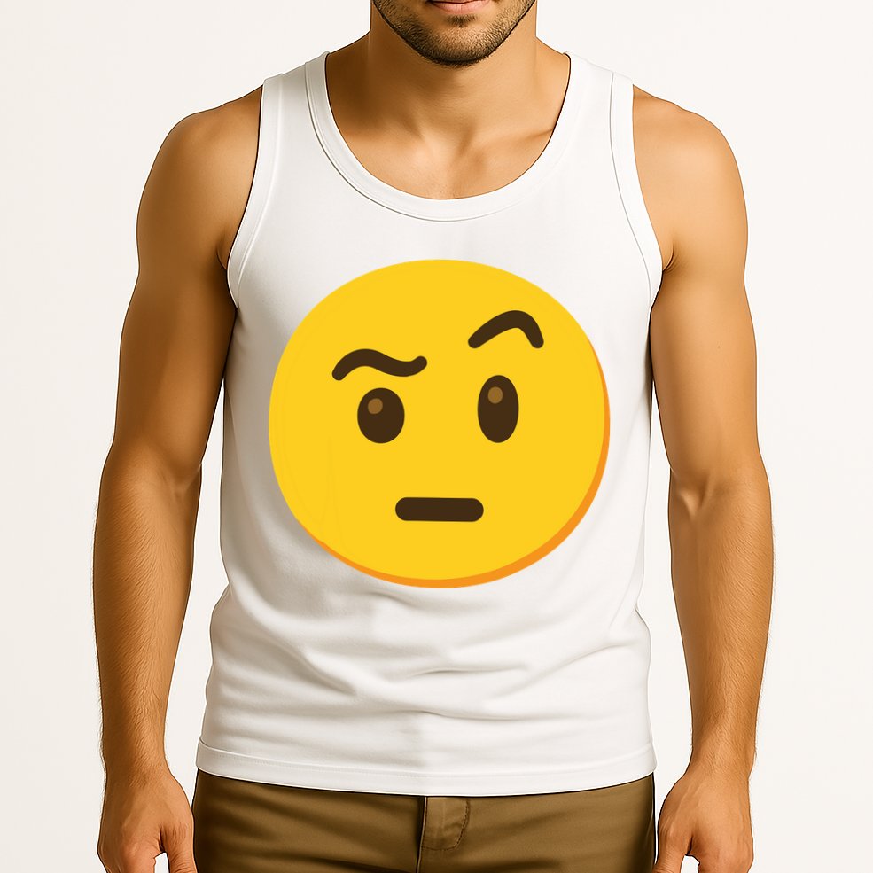 Emoticon Face With Raised Eyebrow Gift Tank Top