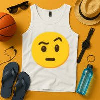 Emoticon Face With Raised Eyebrow Gift Tank Top
