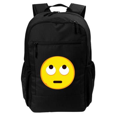 Emoticon Face With Rolling Eyes Eye Roll Emoticon Gift Backpack