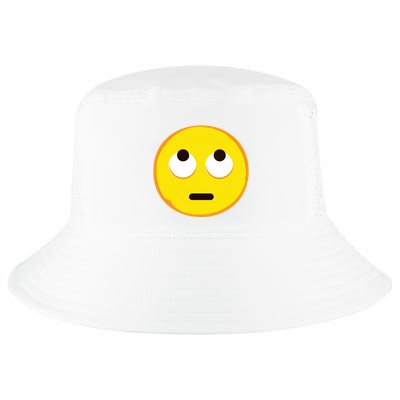 Emoticon Face With Rolling Eyes Eye Roll Emoticon Gift Cool Comfort Performance Bucket Hat