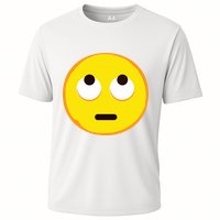 Emoticon Face With Rolling Eyes Eye Roll Emoticon Gift Cooling Performance Crew T-Shirt