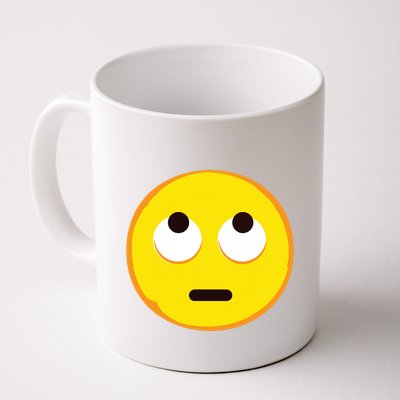 Emoticon Face With Rolling Eyes Eye Roll Emoticon Gift Mug