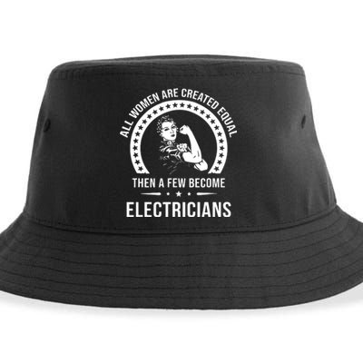 Electrician For Women Electrician Sustainable Bucket Hat