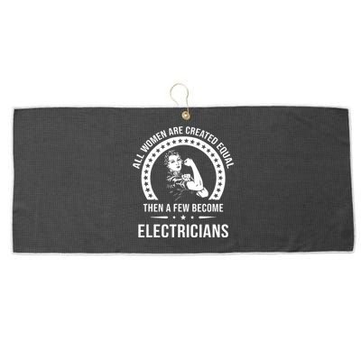 Electrician For Women Electrician Large Microfiber Waffle Golf Towel