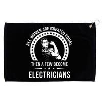 Electrician For Women Electrician Grommeted Golf Towel